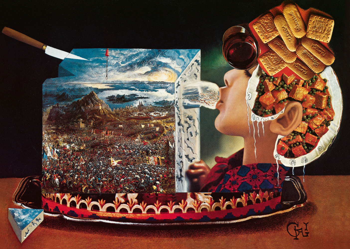 Salvador Dali's cookbook was published in mass edition for the first time