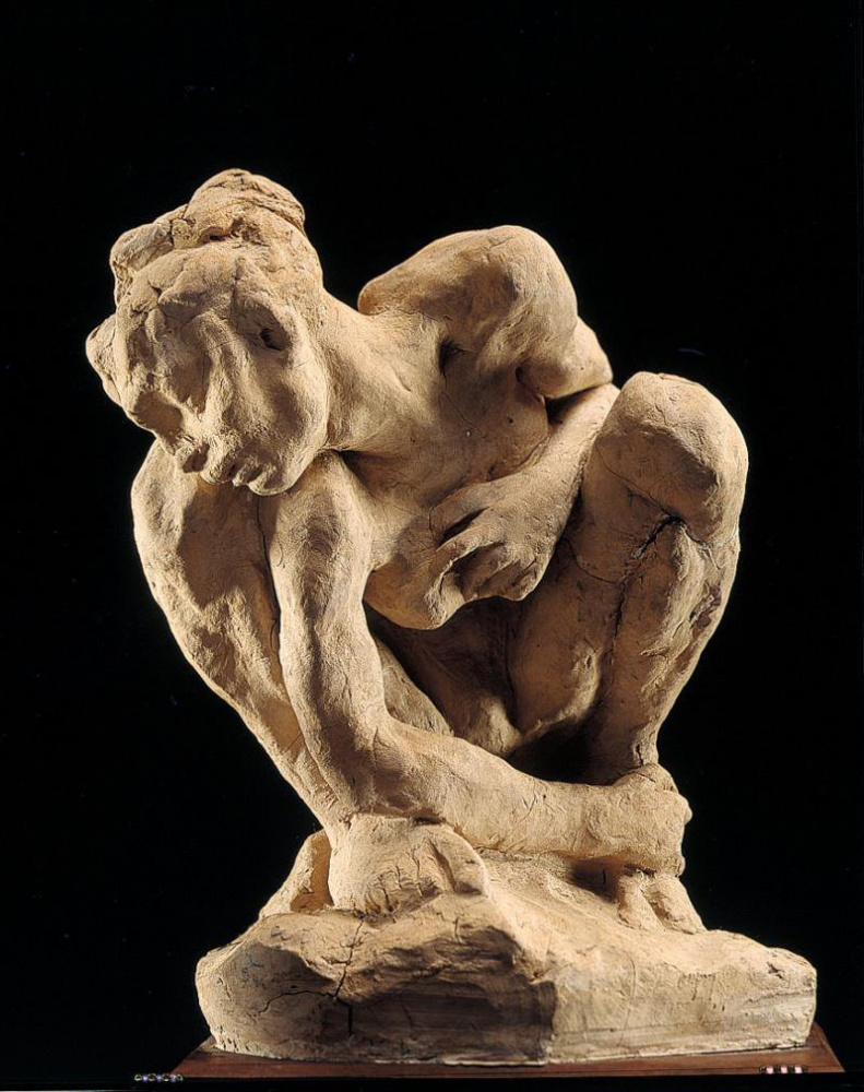 Auguste Rodin. Woman squatting