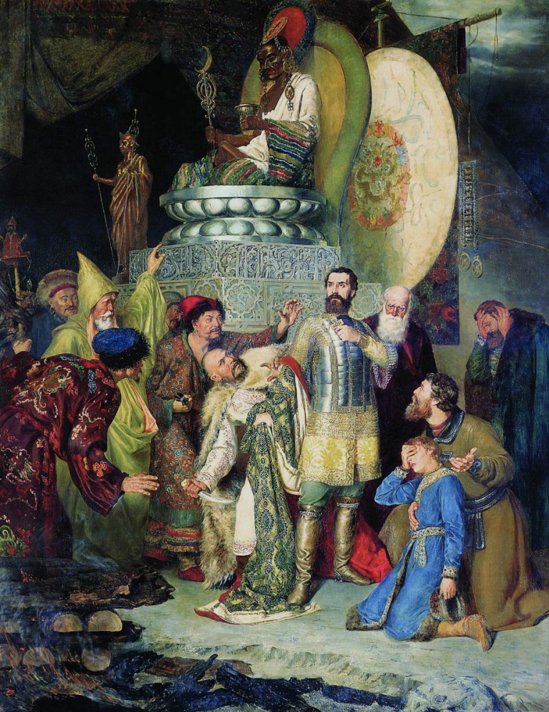 Vasily Sergeevich Smirnov. Prince Michael of Chernigov before you bet Batu