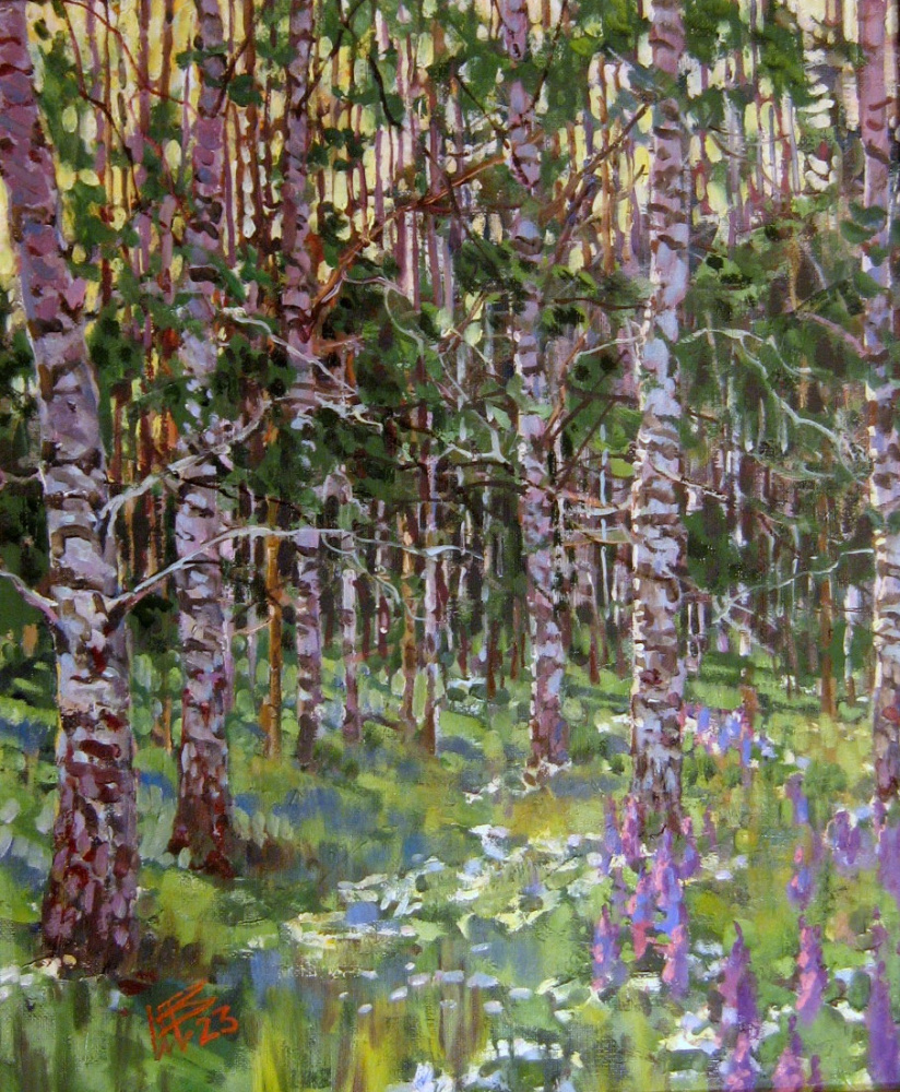 Vladimir Nikitovich Shmuratko. Birch motif