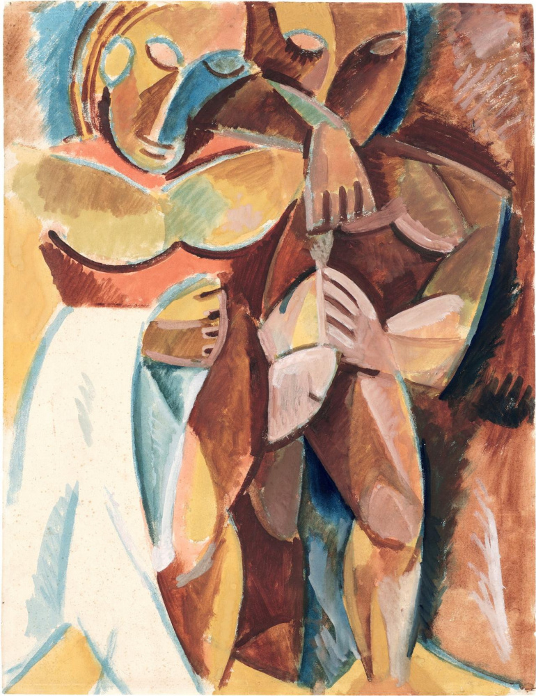 Pablo Picasso. Friendship II. Sketch of a painting (Study for the painting “Friendship”)
