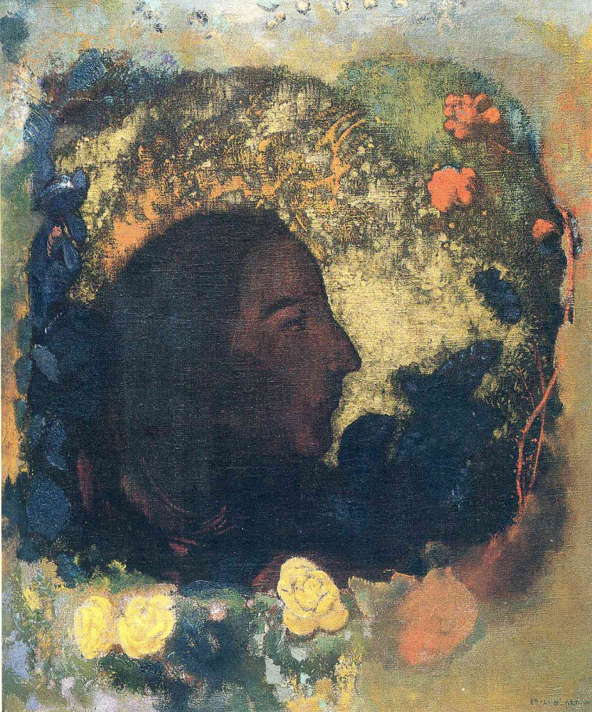 Odilon Redon. Portrait Of Paul Gauguin