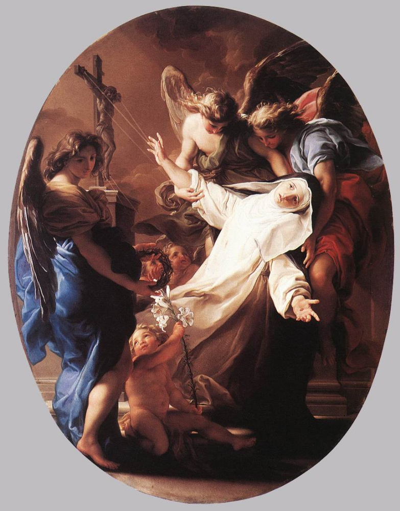 Pompeo Girolamo Batoni. The ecstasy of Saint Catherine of Siena