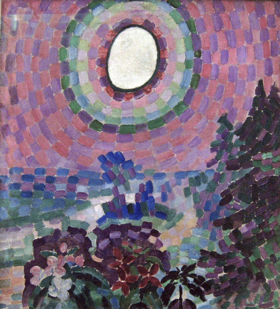 Robert Delaunay. Landscape with a disk