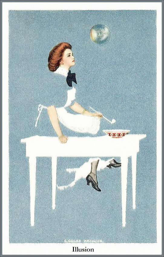 Clarence Coles Phillips. White apron