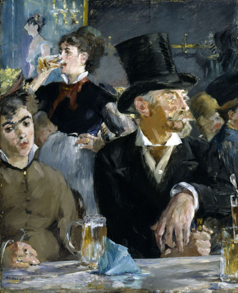 Edouard Manet. At the concert in the cafe