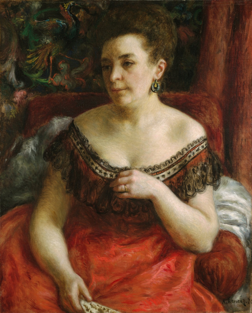 Pierre Auguste Renoir. Madame Renoir (Blanche-Marie Blanc)