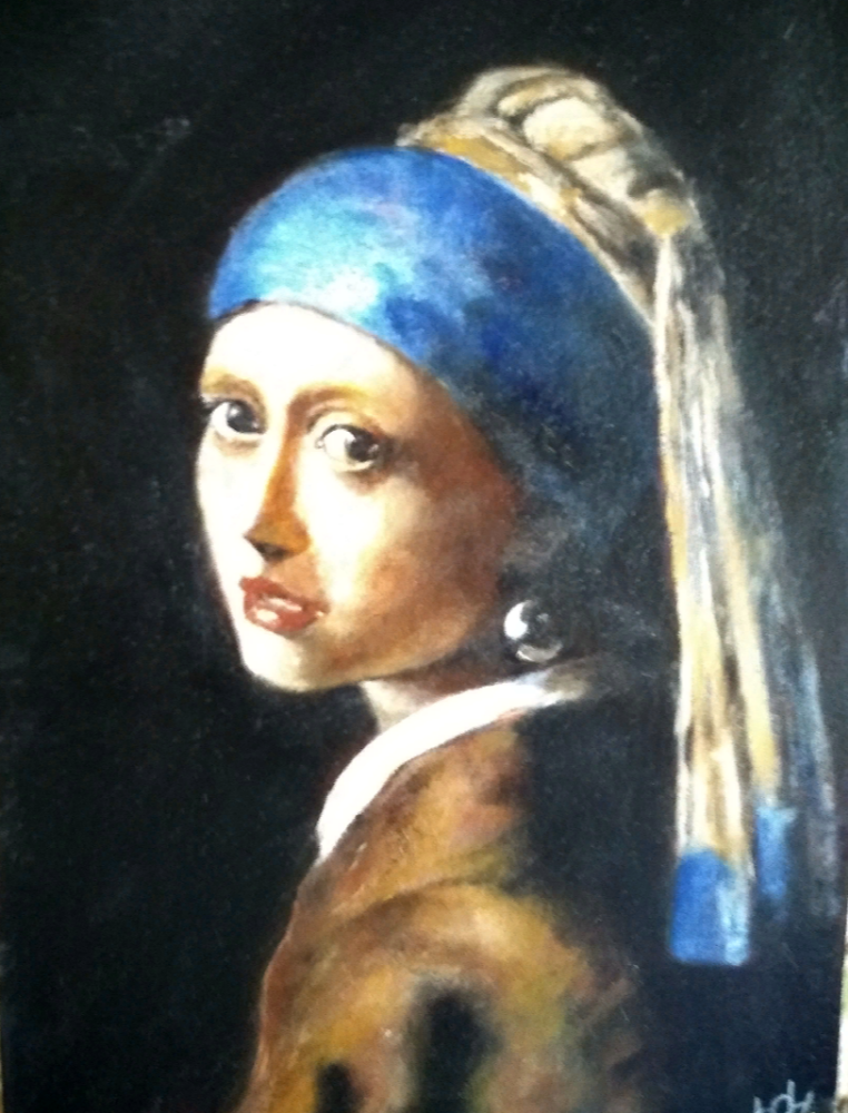 Yuri Valeryevich Churilov. Girl with a Pearl Earring