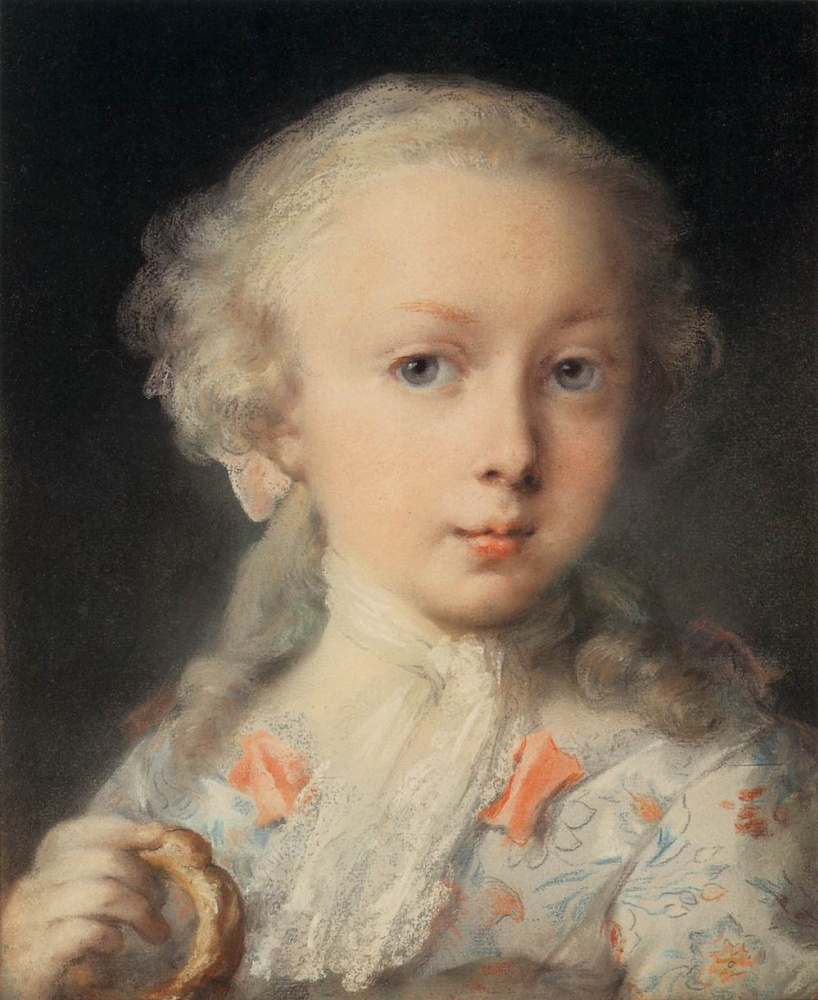 Rosalba Carriera (Carrera). Young lady from the Le Blond family