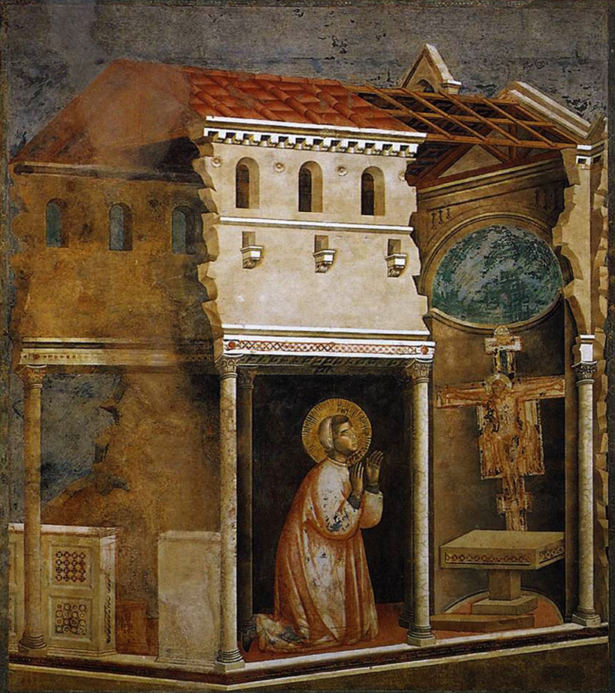 Giotto di Bondone. The Miracle of the Crucifixion. The Legend of Saint Francis