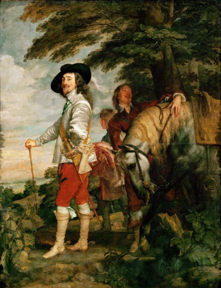 Anthony van Dyck. Portrait of Charles I on the Hunt