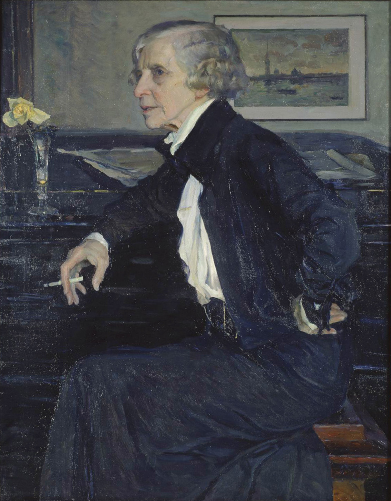 Mikhail Vasilyevich Nesterov. Portrait of artist E. S. Kruglikova