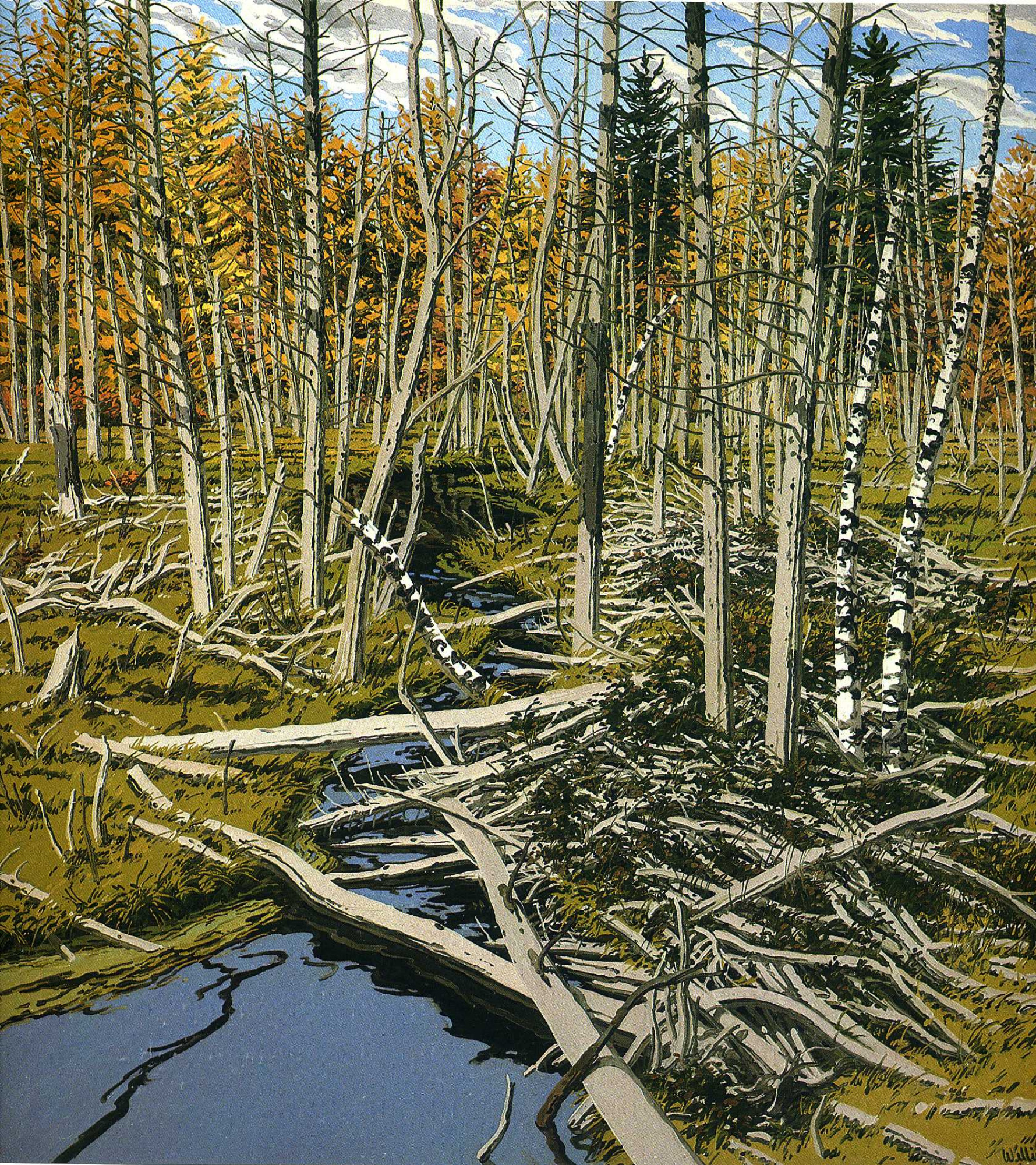 WELLIVER / Neil Welliver : ニール・ウェリヴァー Neil Welliver - Selected Works - Exhibitions - Alexandre Gallery
