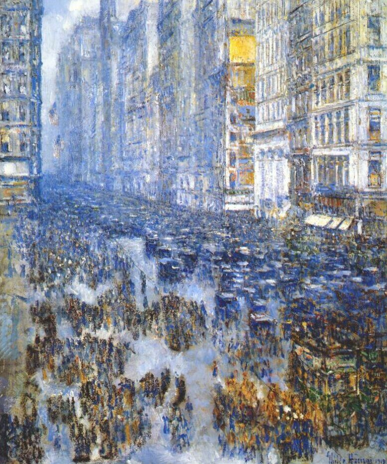 Childe Hassam. Fifth Avenue