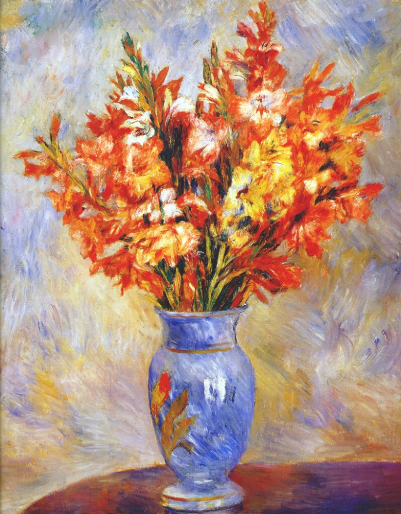 Pierre-Auguste Renoir. Gladiolus