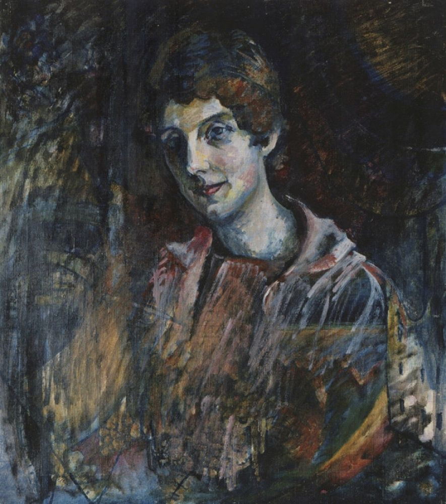 Wassily Kandinsky. Portrait of Nina Nikolaevna Kandinsky, the artist's wife