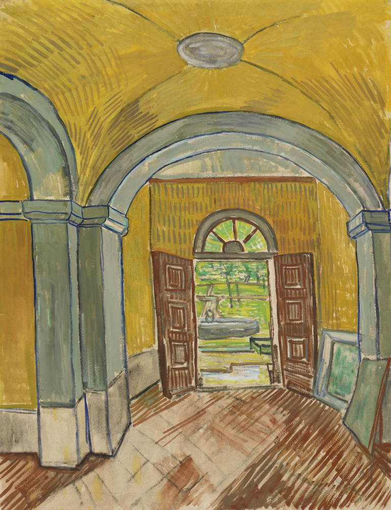 Vincent van Gogh. Entrance to St. Paul