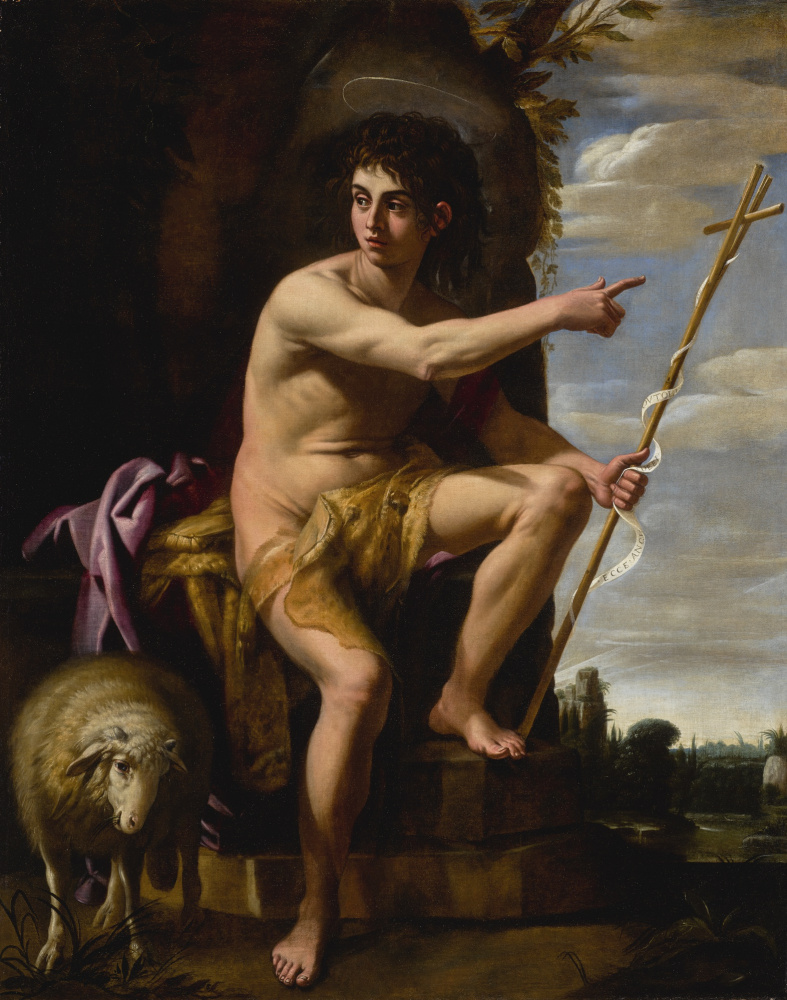 Giovanni Balione (Baglione). Johannes der Täufer in der Wildnis
