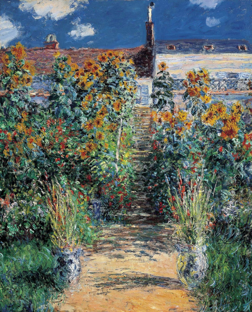 Claude Monet. “The Artist’s Garden at Vetheuil”