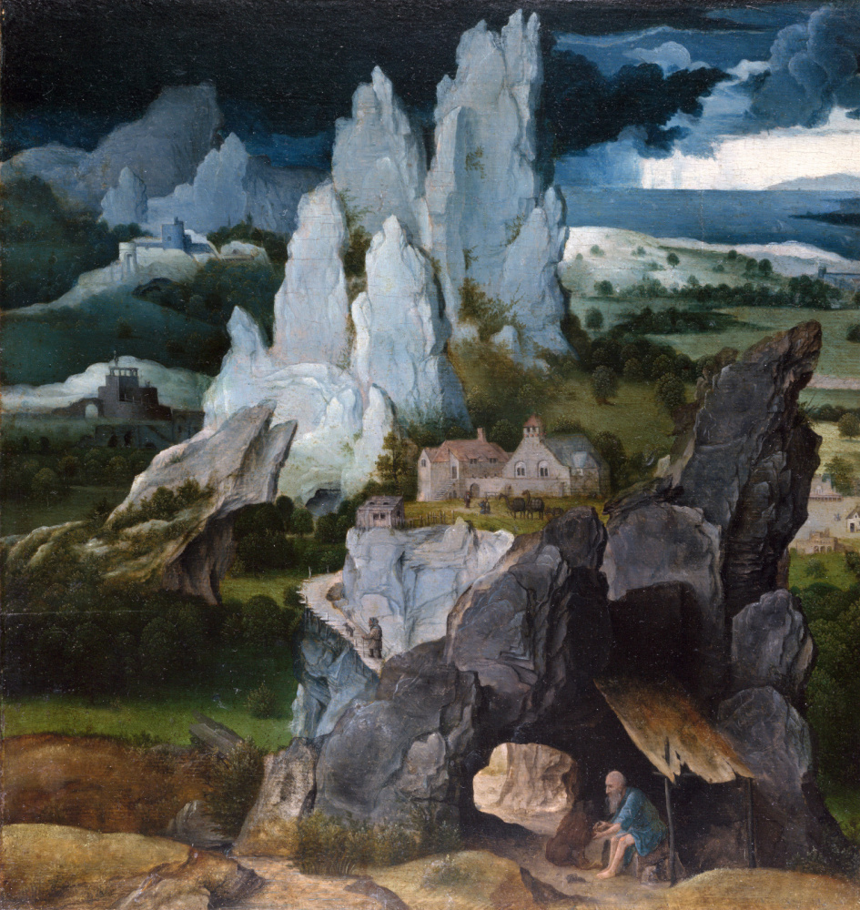 Joachim Patinir. Saint Jerome in a rocky landscape