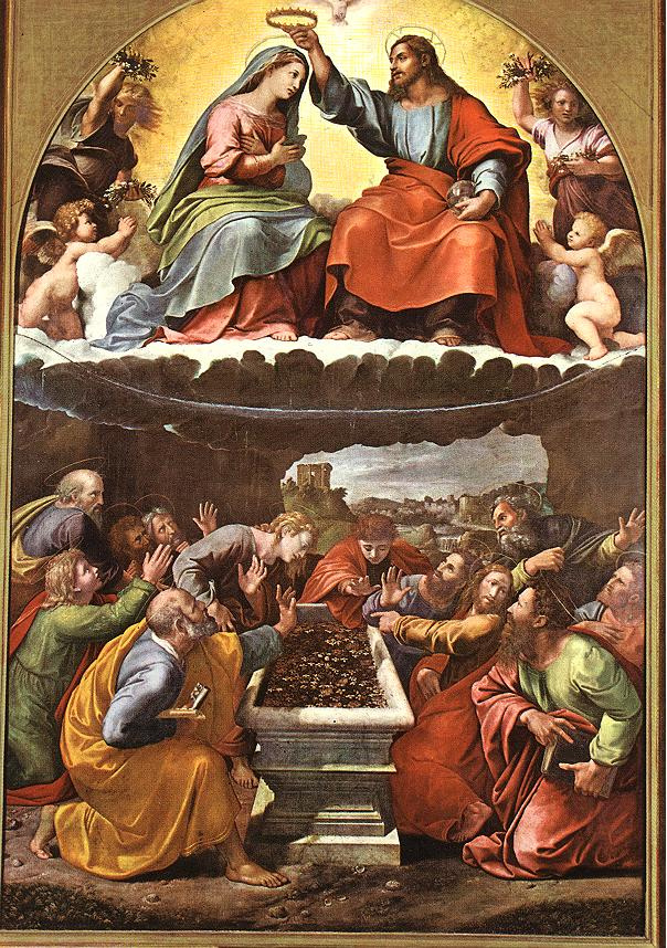 Giulio Romano. Krönung der Jungfrau Maria
