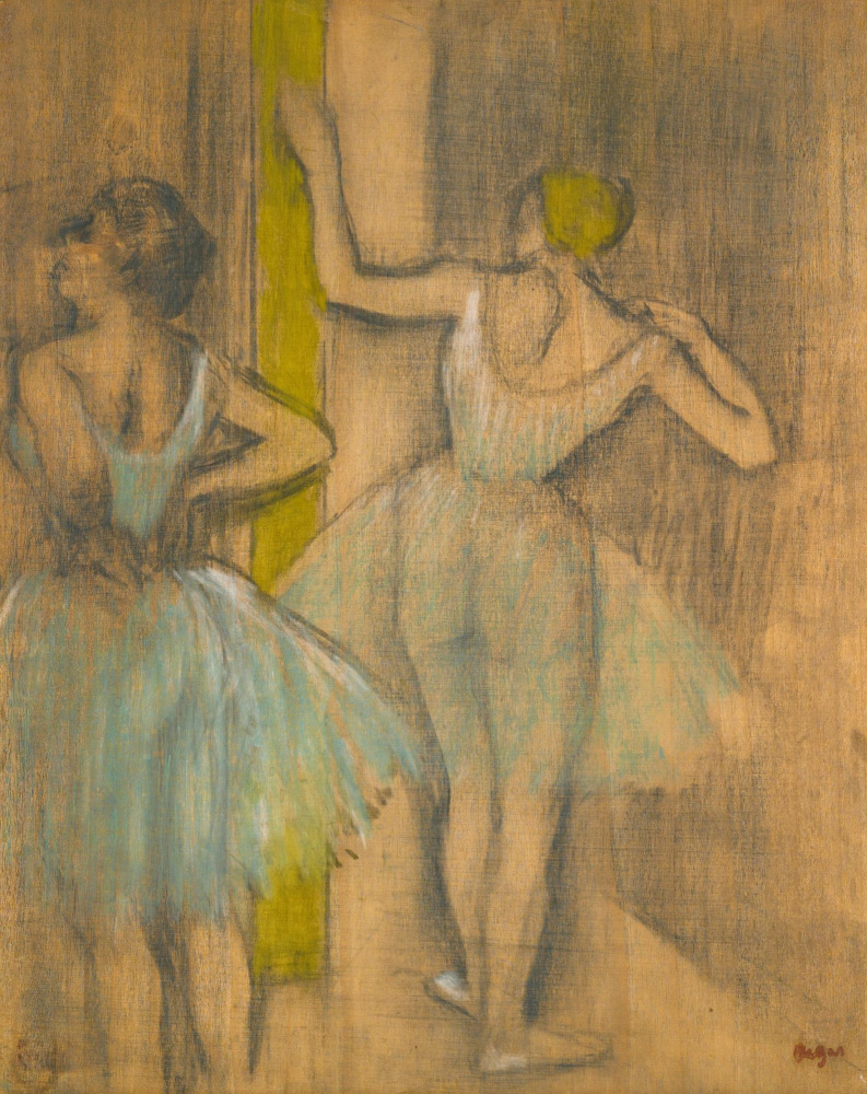 Edgar Degas. Dos bailarinas