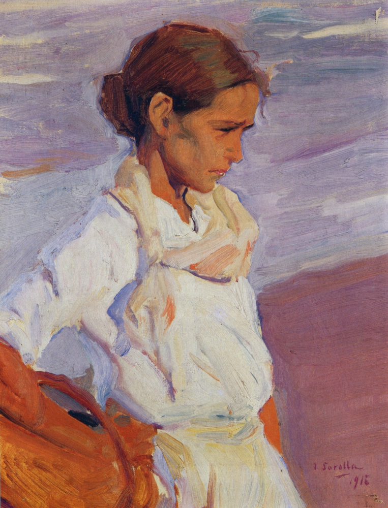 Joaquin Sorolla. Fisherwoman from Valencia