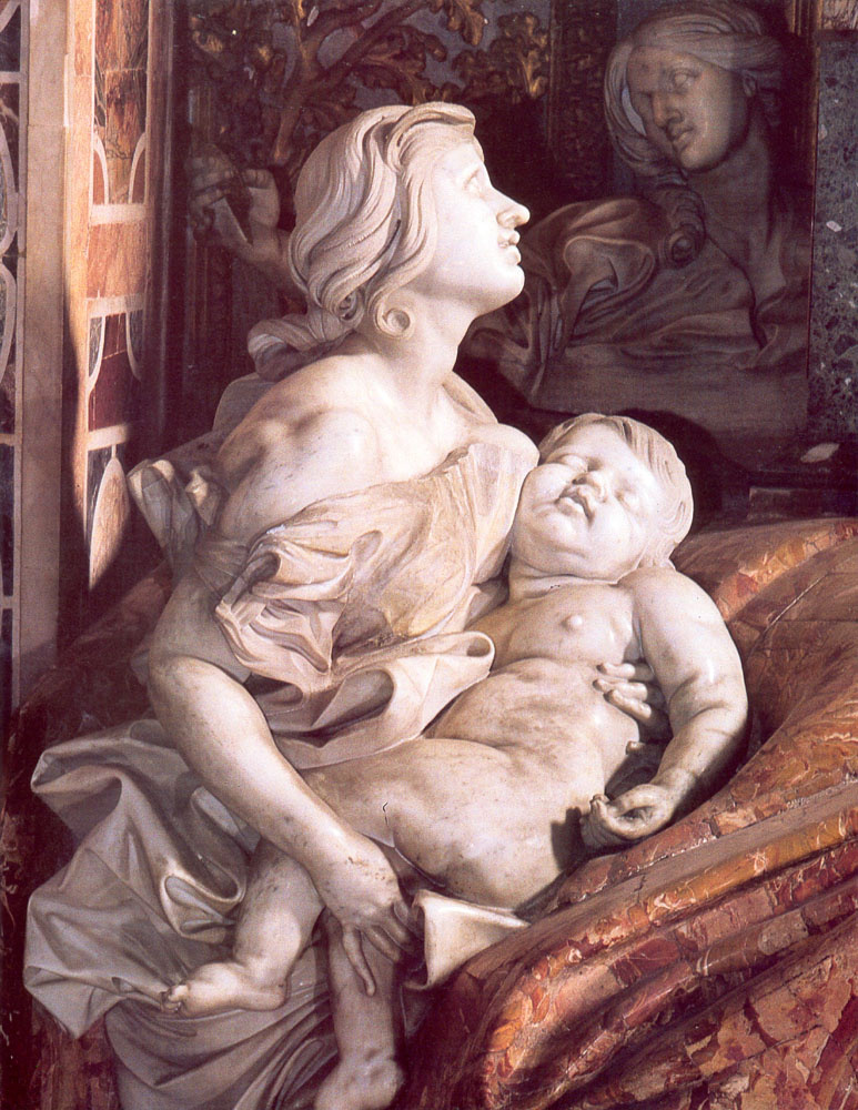 Gian Lorenzo Bernini. Tomb of Pope Alexander VII (detail)