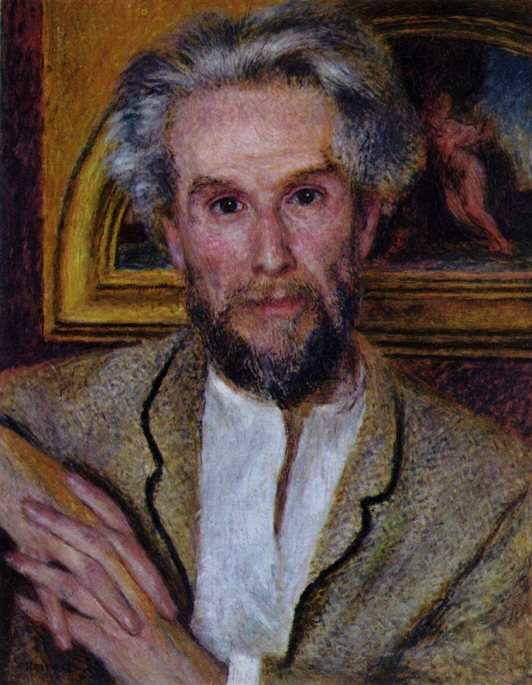 Pierre Auguste Renoir. Portrait Of Victor Chocquet
