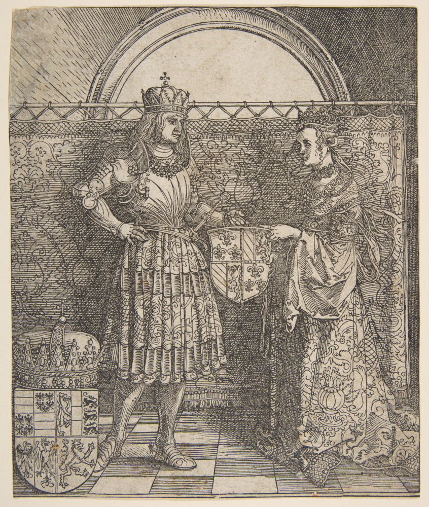 Albrecht Durer. 勃艮第的玛丽的订婚
