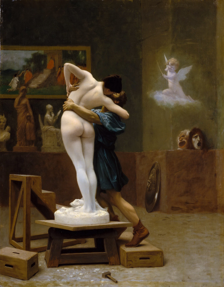 Jean-Leon Jerome. Pygmalion and Galatea