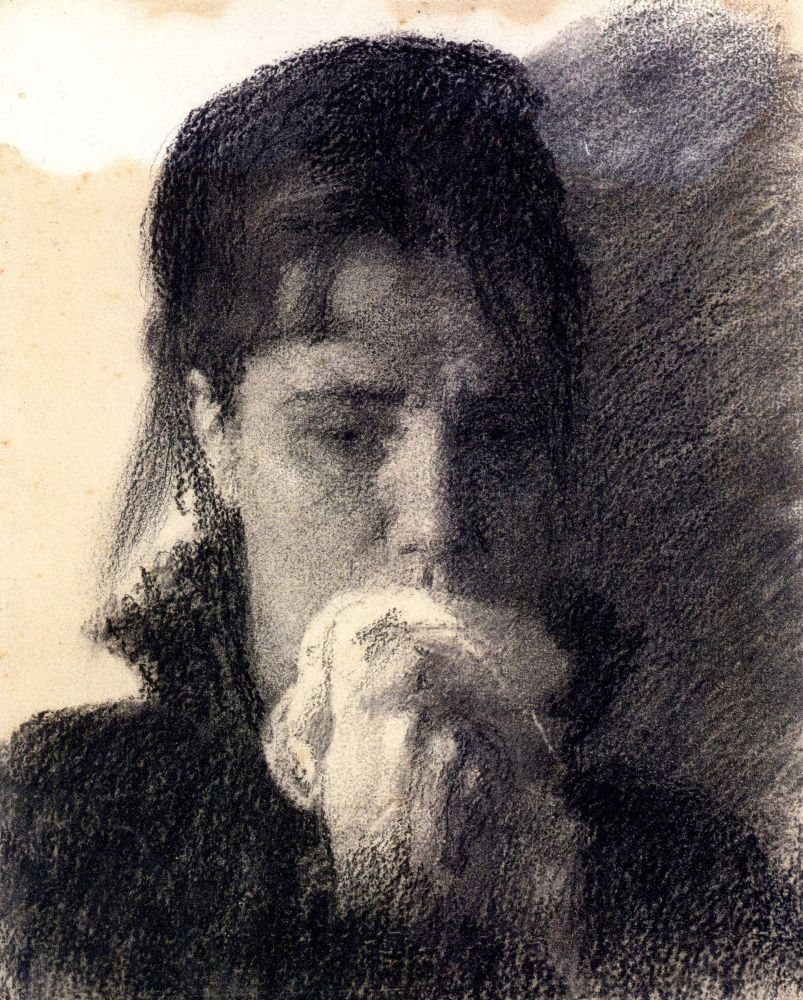 Иван Николаевич Крамской. Голова плачущей женщины. Этюд к картине «Неутешное горе»