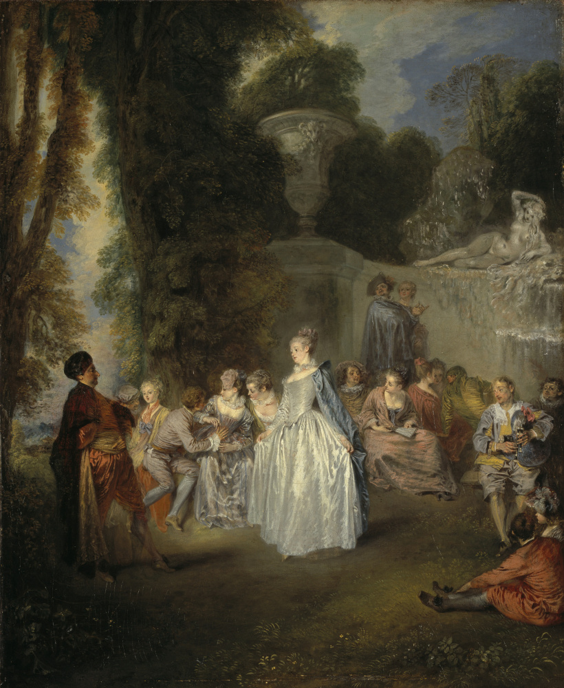 Antoine Watteau. Venetian holiday