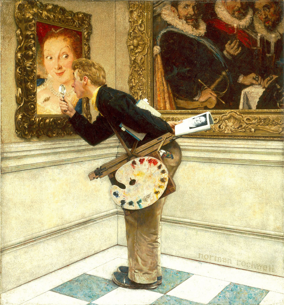 Norman Rockwell. Art critic