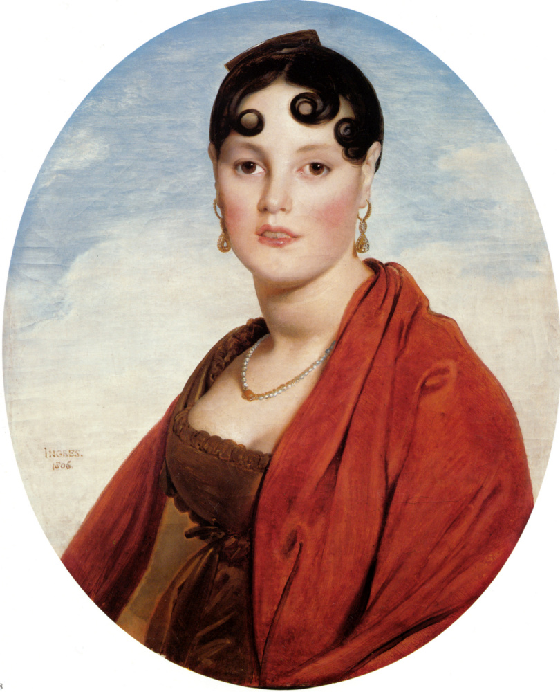 Jean Auguste Dominique Ingres. Portrait of Madame Simon, the lovely Celio