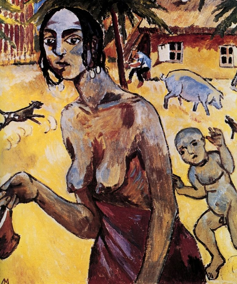 Mikhail Larionov. Gypsy in Tiraspol