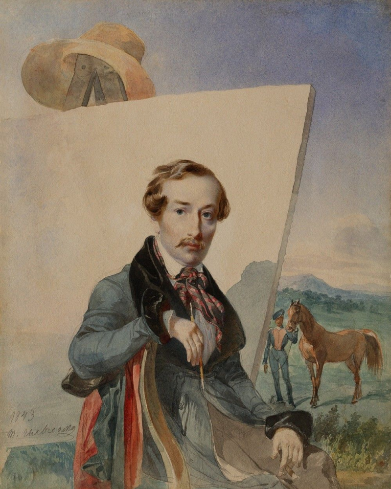 Taras Grigorievich Shevchenko. Portrait Of A. E. Kotzebue