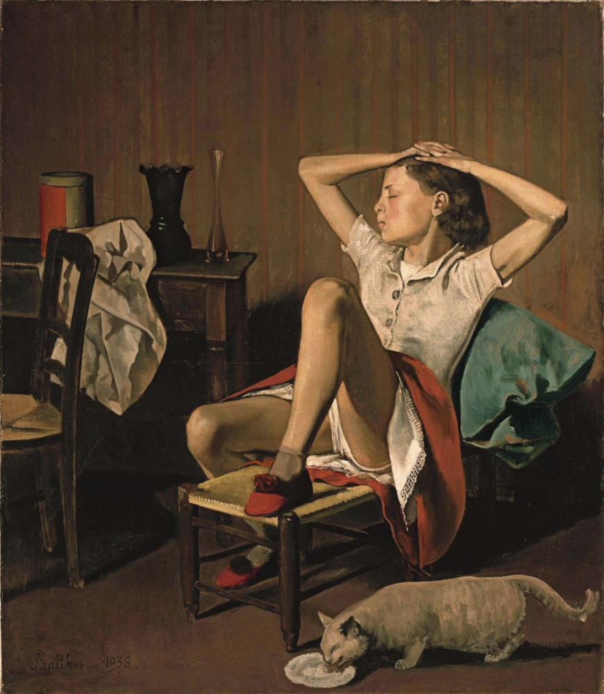 Balthus (Balthasar Klossovsky de Rola). Dreaming Teresa