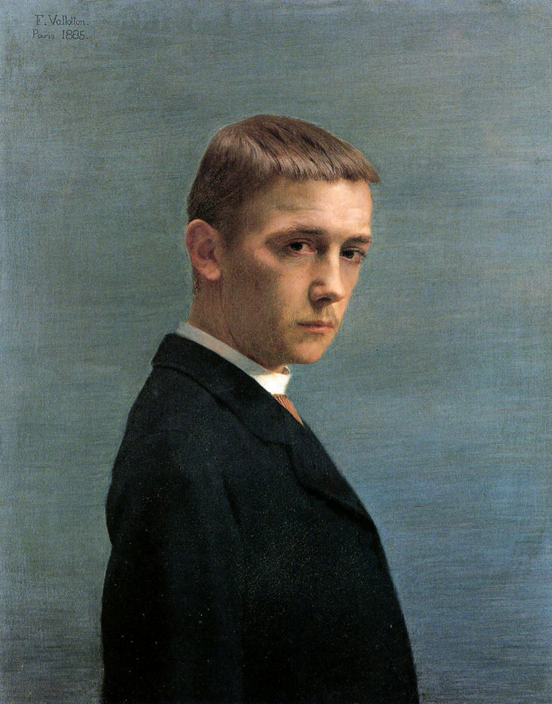 Felix Vallotton. Автопортрет в 20-летнем возрасте