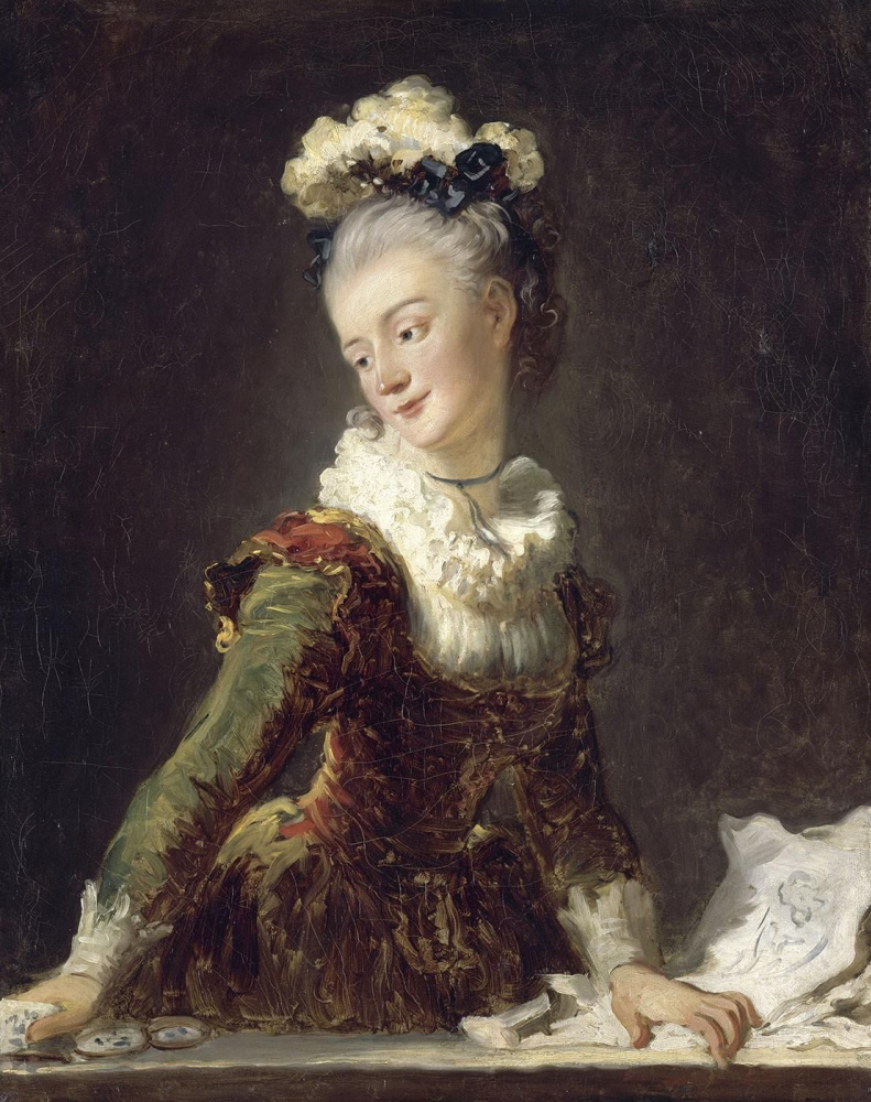 Jean-Honore Fragonard. Portrait of Marie Anne eléonore de Grave