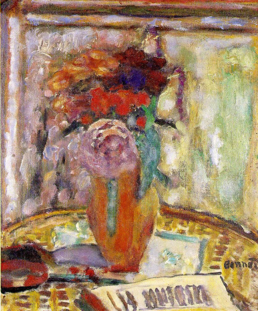 Pierre Bonnard. Vase with flowers