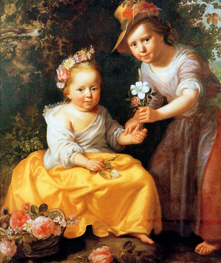 保罗斯莫雷斯. Portrait of two children