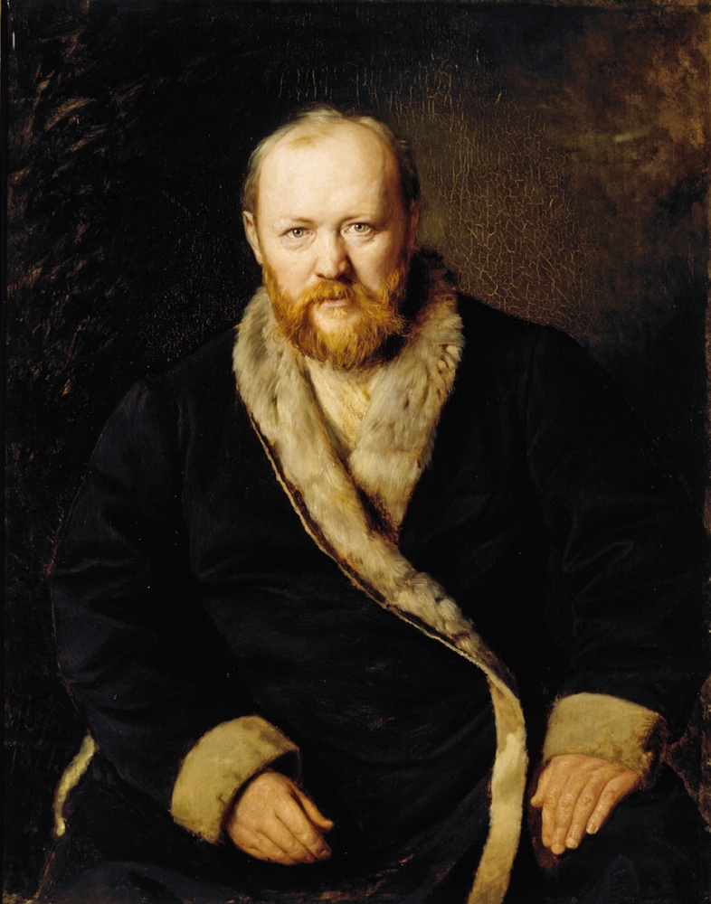 Vasily Grigorievich Perov. Portrait of playwright A. N. Ostrovsky