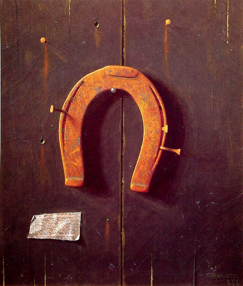 William Michael Harnett. Golden horseshoe
