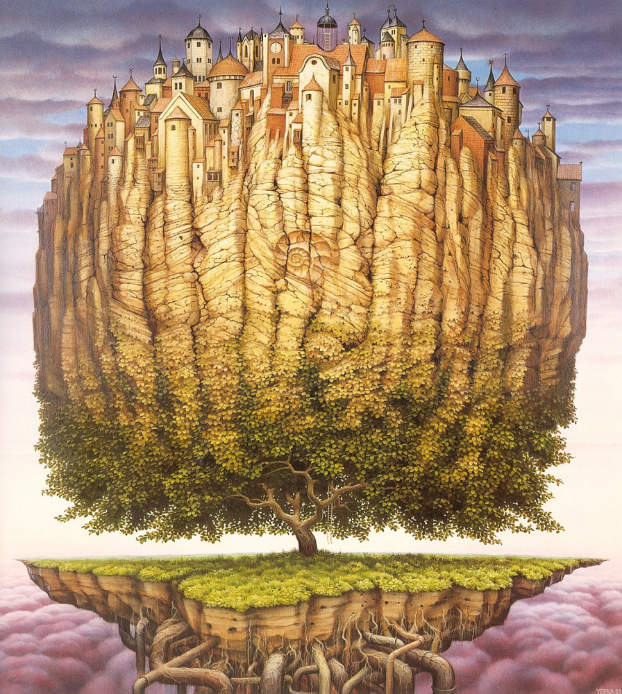 Jacek Yerka. Коуэн-сити