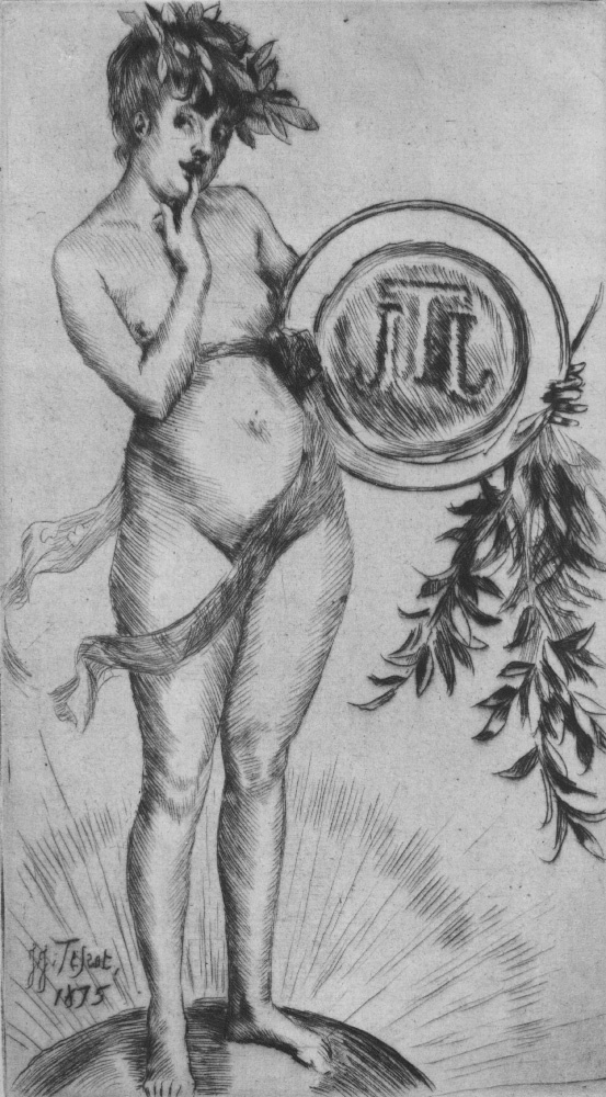 James Tissot. Frontispiece with monogram