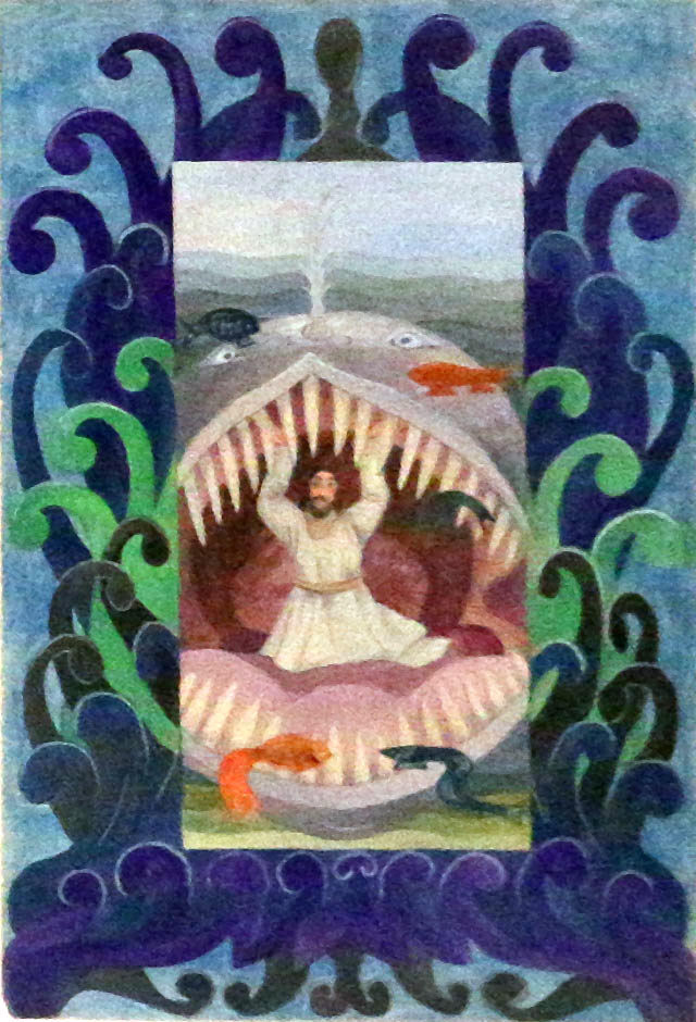 Alexandra Nikolaevna Pregel (Avksentyeva). Illustration from the Book of Jonah