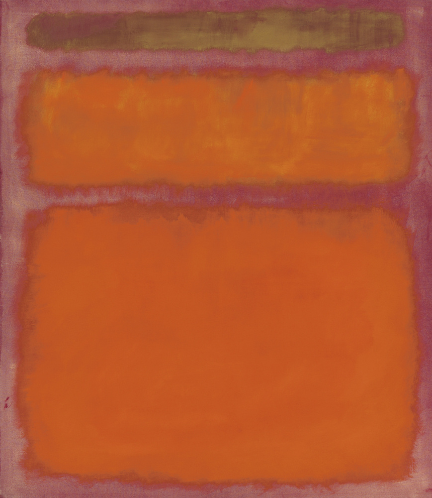 Rothko Mark. Orange, red, yellow