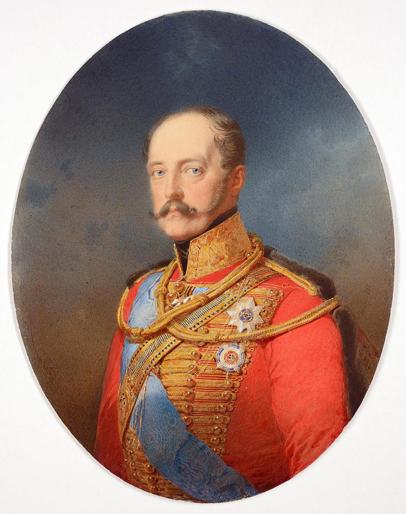 Mikhail Alexandrovich Zichy. Ritratto dell'Imperatore Nicholas I. State Hermitage Museum, San Pietroburgo.