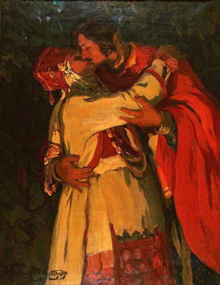 Ivan Goryushkin-Sorokopudov. Kiss. 1910s